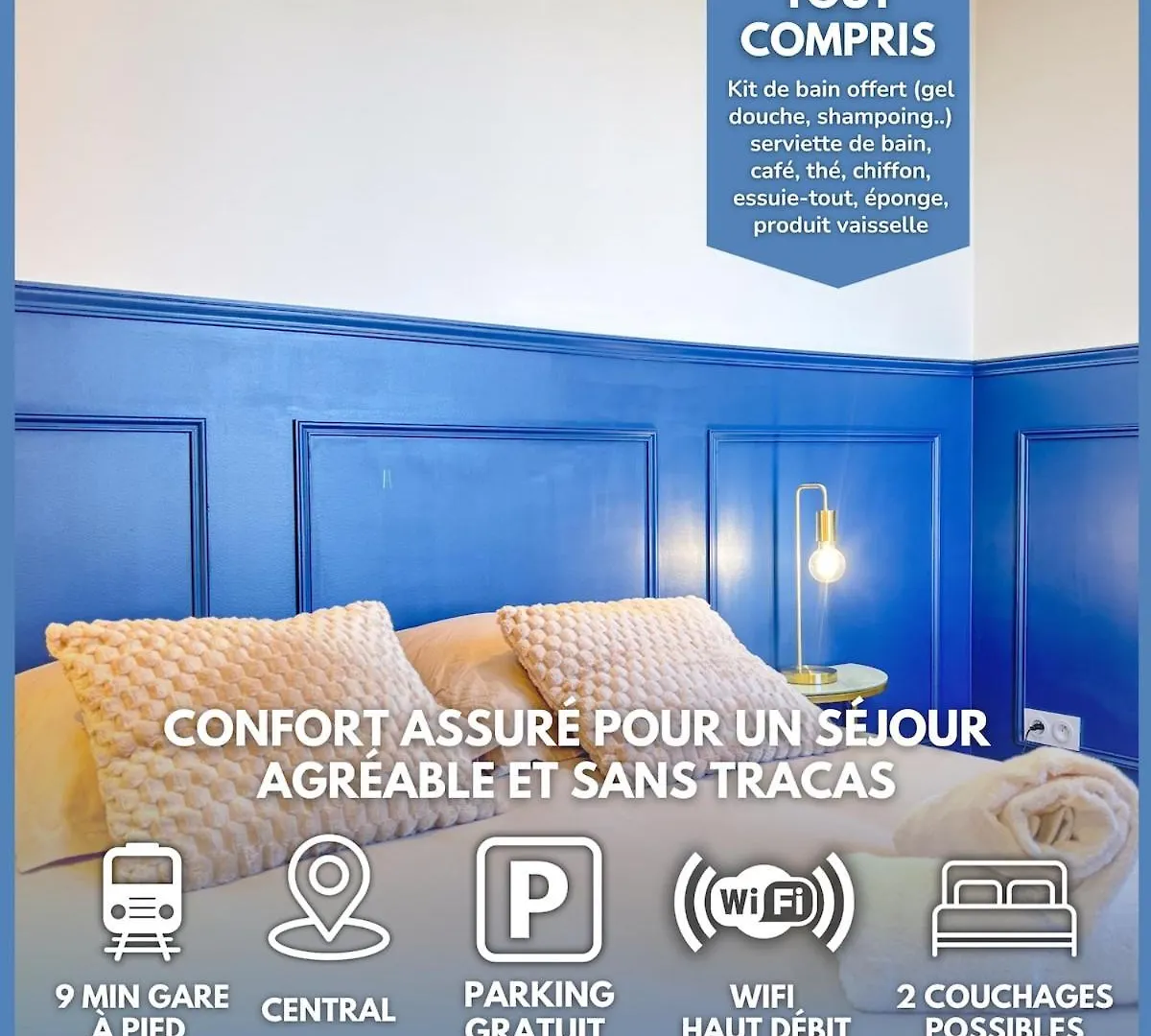 L'Etoile - Parking Gratuit, Confort & Design Chic Saint-Brieuc